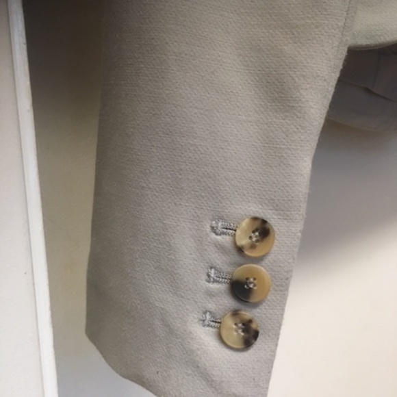 HELMUT LANG Light Gray Single Button Blazer Jacket - Picture 7 of 11